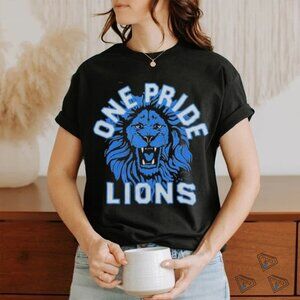 Detroit Lions One Pride 2024 Football Season Playoffs Fan Game Day Graphic Shirt